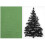 5 Sets Plastic Embossing Folders for Card Making & Scrapbooking, Christmas Tree Pattern 3