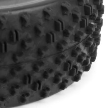 4pcs RC Car Tires 115mm Black Fits 1/8 Scale Tracks
