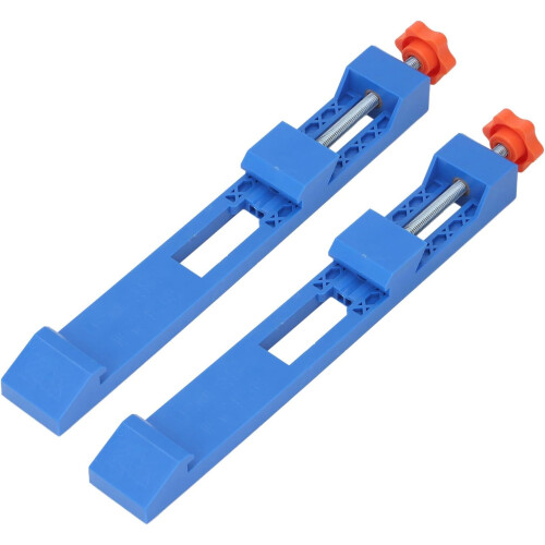 2Pcs Adjustable Cutting Machine Base Guide Electric Circular Saw ABS Milling Position Clamp Woodworking Tool 2