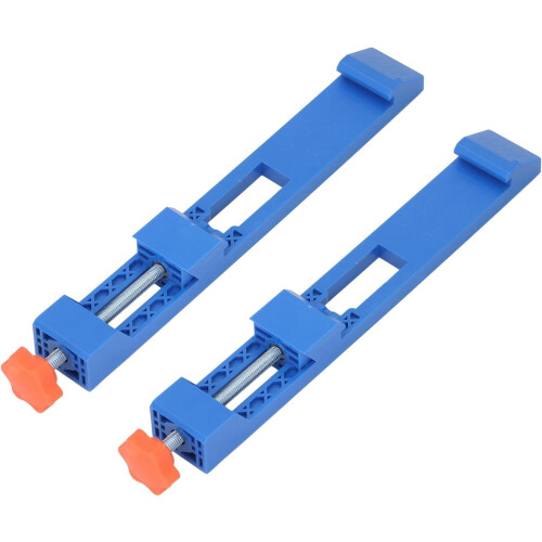 2Pcs Adjustable Cutting Machine Base Guide Electric Circular Saw ABS Milling Position Clamp Woodworking Tool 1