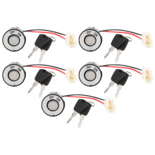 Elektroroller Power Lock Zündschlüssel Große Köpfe mit 2 Kabeln