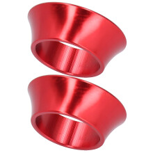 2 Stück Aluminiumlegierung 15 mm Fahrrad-Taper-Washer Vordergabel Abstandshalter Rot