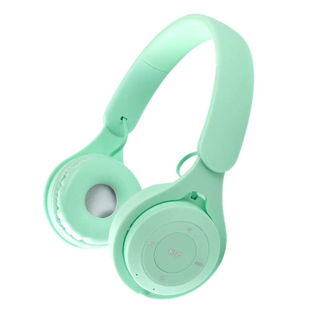 Wireless Bluetooth Headphones With Microphone, Over- Ear Wireless Headphones Foldable Stereo Over Ear Headphones For Travel,Office,Home (Green) Green 9339159204467