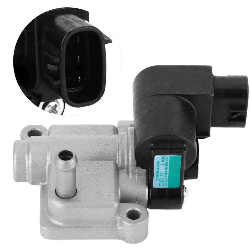 Idle Air Control Valve 16022-P8a-A01 For Honda/Acura 2.4L-3.5L Black/Silver 4381360643486