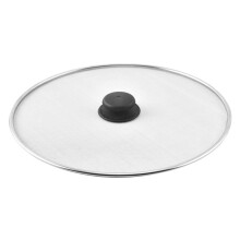 Stainless Steel Grease Splatter Screen Cooking Lid Oil Fine Mesh Shield for Frying Pan Kitchen Splatter Guard for Safe Cooking and Easy Clean Up