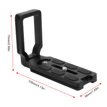 Kamera L-Plate & Vertikaler Handgriffhalter MPU-100 Schnellverschluss