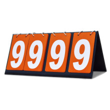 Tabletop Scoring Board Portable Tabletop Scoreboard Flippers MultiSport Score Flipping Scoreboard Easily Flipping