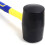 Solid Rubber Hammer Rubber Hammer Repair Task Hammer Tool for Woodworking Car Denting and Window Work 3