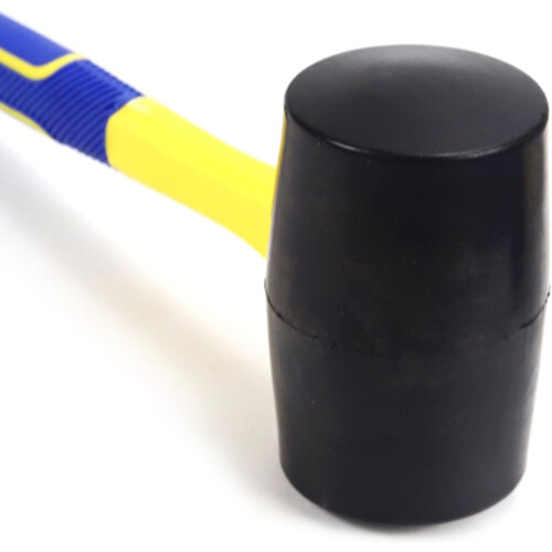 Solid Rubber Hammer Rubber Hammer Repair Task Hammer Tool for Woodworking Car Denting and Window Work 2