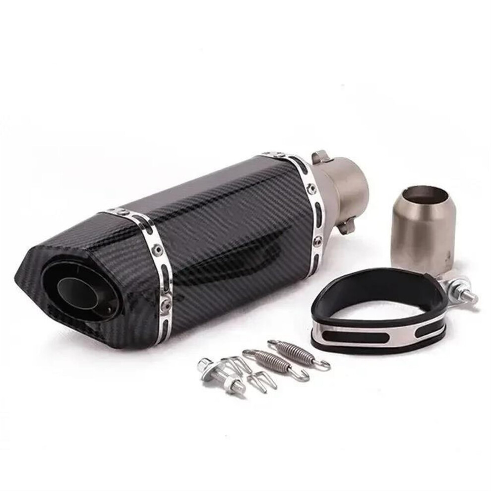 Motorcycle Parts 51Mm Universal Motorcycle Exhaust Pipe Modified Exhaust Muffler Pipe For Y&Amaha Xj6 Mt07 Mt09 Mt03 Accessories(C1 310Mm) 9339159205600
