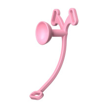 Sissy Chastity Cage Lock Lightweight Negative Inverted Chastity Clip Cock Cages BDSM Penis Exercise Sex Toys for Men, Gay Pink L