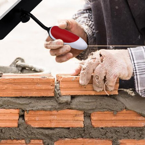Brick Chisel, Metal Masonry Chisel with Comfortable Extend Handle, 9.06 Inch Wide Brick Cutter Balde for Concrete Tools Masonry Cutter 2