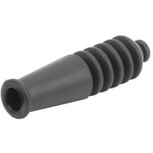 50 Stück Fahrrad V-Bremszügel Gummidichtung Staubschutzhüllen, Schwarz, 37,6x9,8 mm