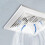 Space Saving Integrated Ceiling Ventilation Fan Powerful Performance for Moisture Control in Tight Spaces (28 * 28cm) 3