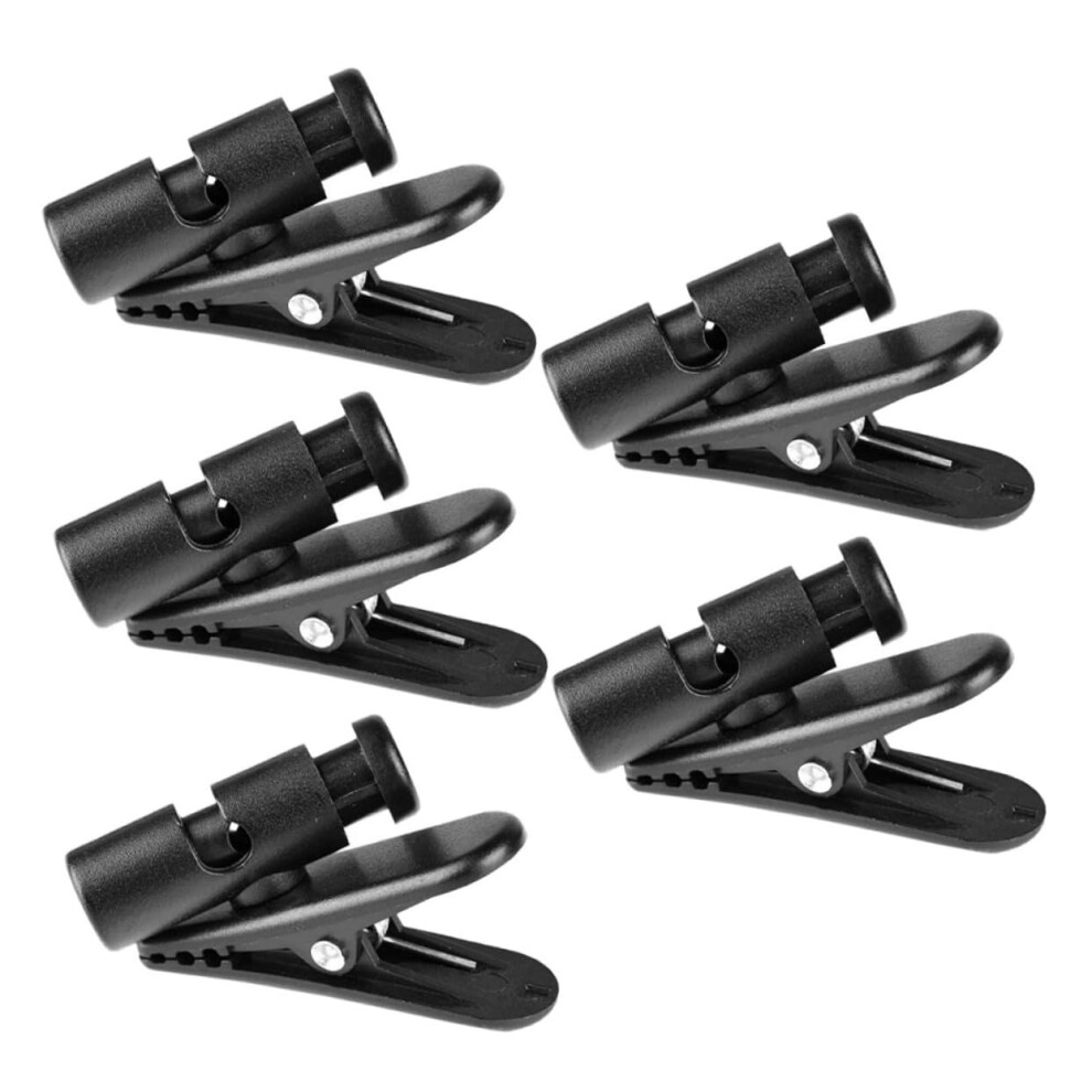 5Pcs Cable Cord Clip Holders For Headphones And Earphones Wire Lapel Clips Convenient Mic Cord Fixing Clamps For Indoor Outdoor Use 9067246688424
