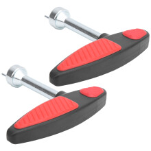 2 Stück Schuhspike-Schlüsselset – Ergonomisches Kunststoff- und Stahlwerkzeug zum Entfernen von Spikes, 10x9cm