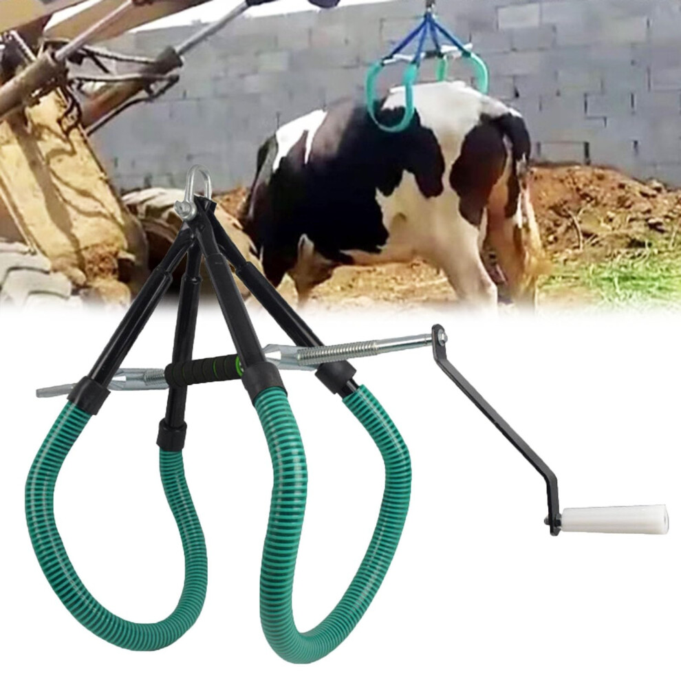 Cow Hip Lift Tool, Adjustable Cattle Stand Support Heavy-Duty Cow Hip Lift Stand Up Assist Device Cattle Hip Clamp Farm 9339159206843