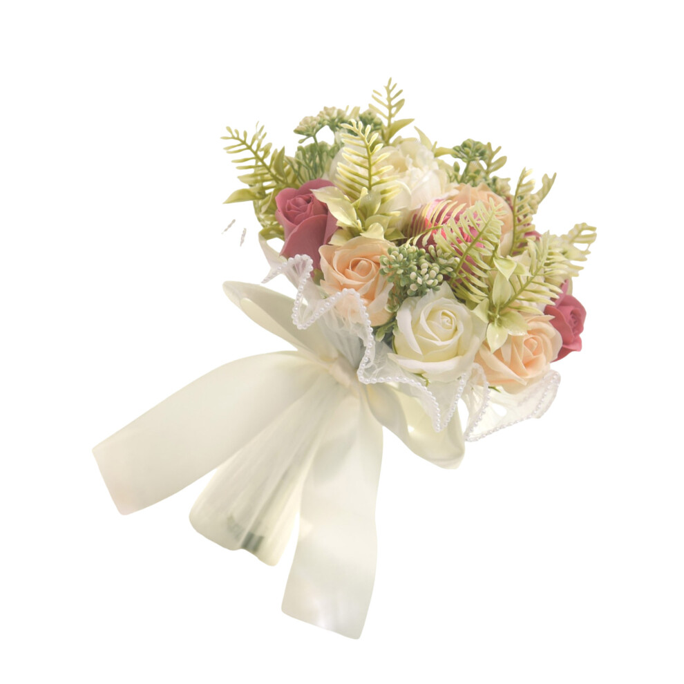 Beautiful Bride Bridesmaid Bouquets Features-bean paste-image-OPC-PMY8CX8-NEW