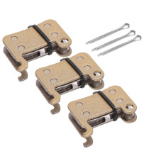 3 Pairs Copper Metal Disc Brake Pads for Mountain Bike BB7 32mm Length