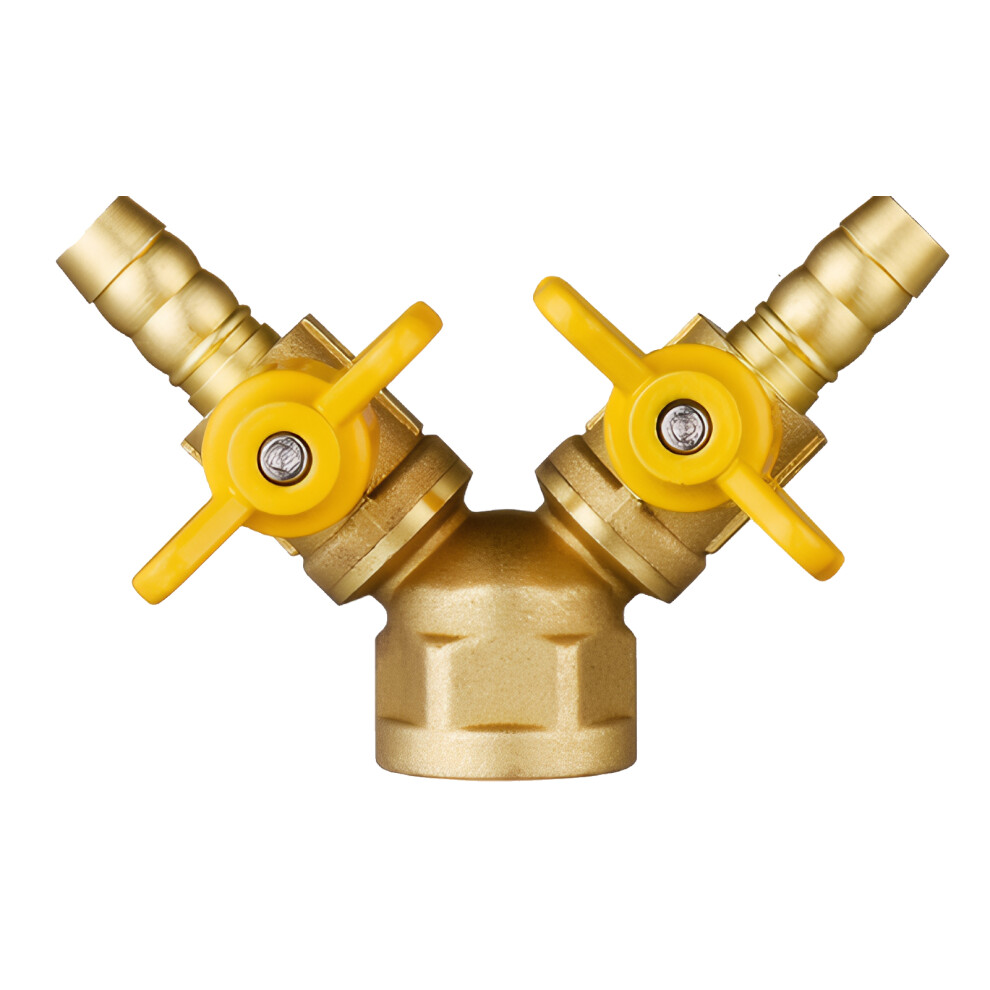 (yellow, Inner Wire DoubleTip) 3 Way Divider, Brass High Flow 3 Way with Metal Divider, Made Durable-image-OPC-PMY8H5S-NEW