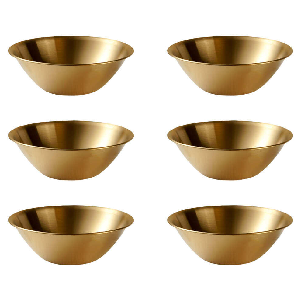 6Pcs Ice Cream Dessert Cups Stainless Steels Kitchen V-Gold M-image-OPC-PMY8HZJ-NEW
