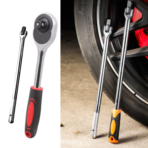 Flexible Head Ratchet Wrench Spanner Nonslip-Light handle 2