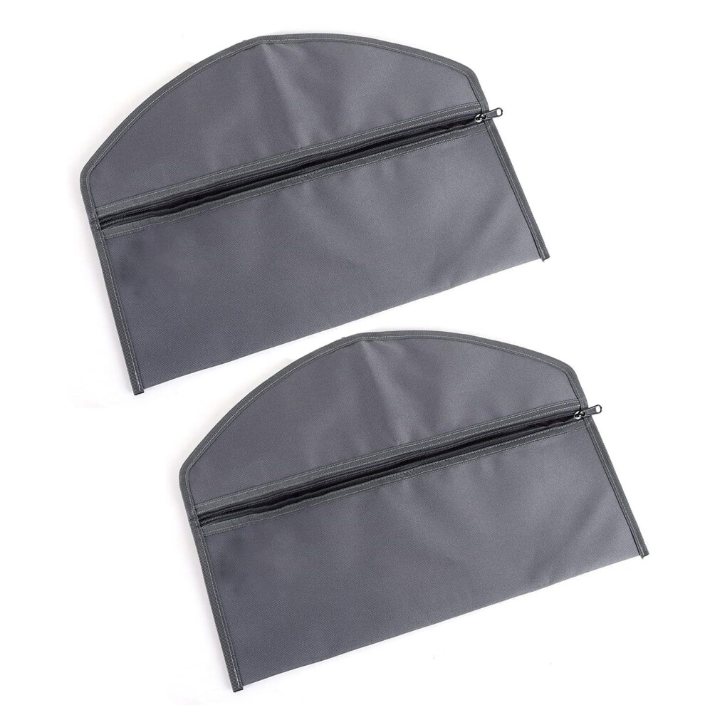 2Pcs Secret Hanging Safe Bag For Safeguarding Valuables- Grey 7732000197192