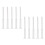 10Pcs 25mm Silicone Computer Case Fan Anti Vibration-White C 1