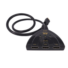 4K Compatible HDTV Switcher Triple Display Splitter With