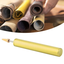 Leather Edging Applicator & Dye Pen with Paint Roller for Crafting Gold Color