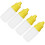 50pcs 10ml Yellow PE Eye Liquid Bottles, Portable & Squeezable 14