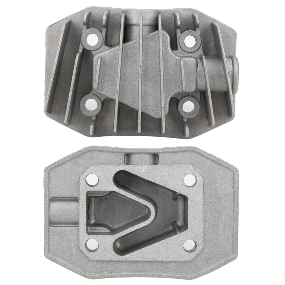Air Compressor Aluminium Cylinder Head 4/3/5P Cooling Cover 48X72mm 2 Pack 7891360683179