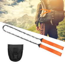 Portable Hand Chain Saw for Camping & Survival 33T, 65cm Blade