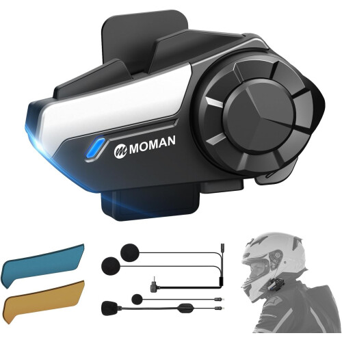 Moman H2S Motorcycle Bluetooth Headset Intercom