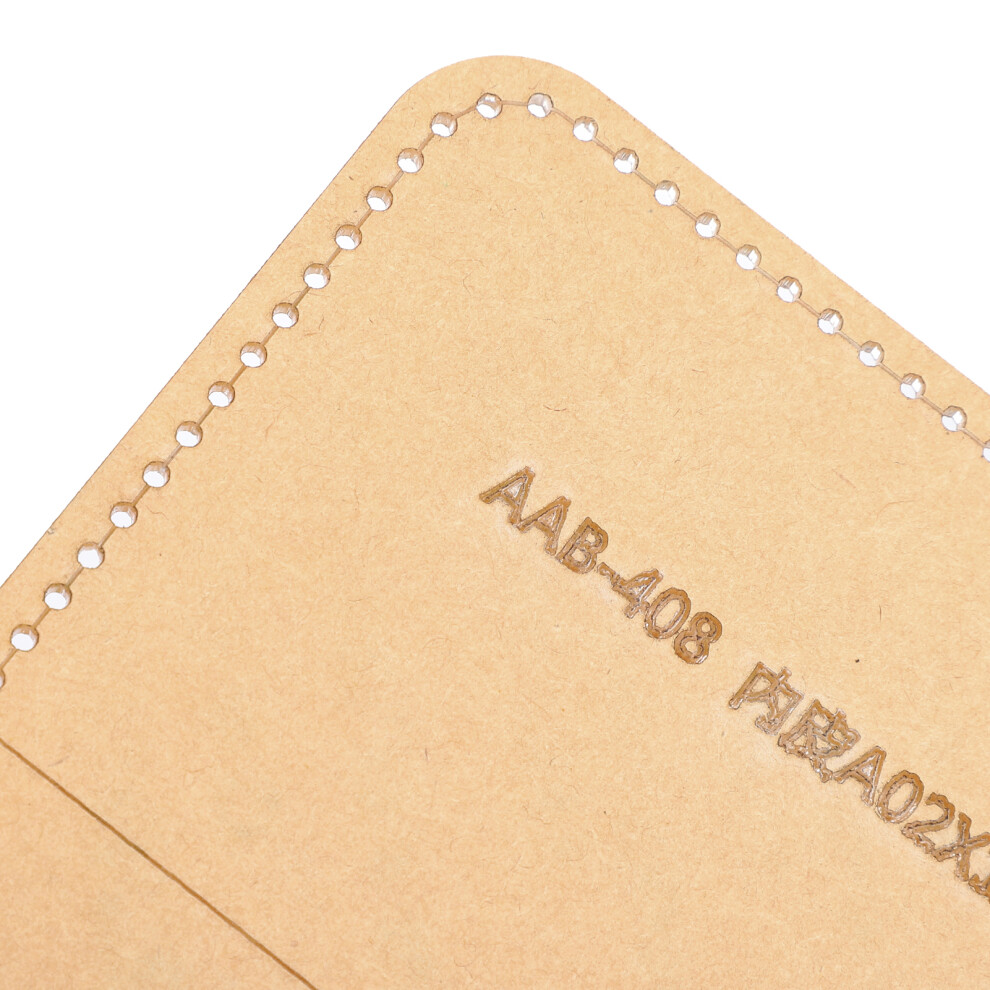 6Pcs Acrylic Zipper Key Pouch Template Diy Leather Craft Mold 8741360686023