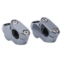 CNC-Aluminium-Lenkererhöhung 7/8 Zoll Universal für Motorräder Titan