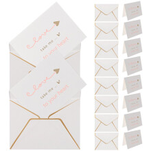 10 creatieve wenskaarten met enveloppen, blanco schrijfkaarten, cadeau