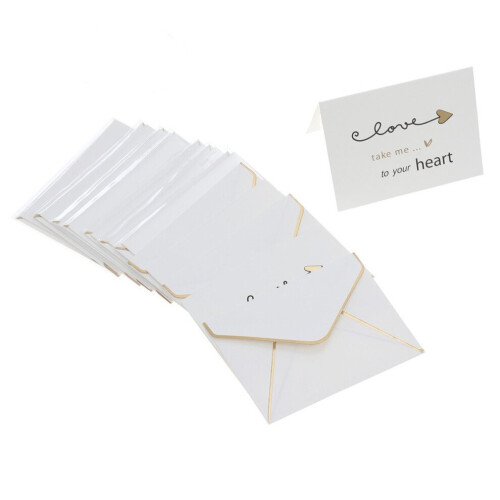 10 Creative Greeting Cards with Envelopes, Blank Writing Cards, Gift 1