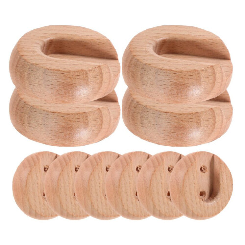 10 Stück - Holz-Rutenhalter 20 mm 2