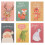 1 set kerstkaarten, creatieve kerstversieringen 3