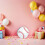 1 Set Baseball-Piñata mit Augenbinde und Konfetti 5
