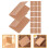 100 Blank Kraft Paper Cards Foldable Message Cards DIY 3
