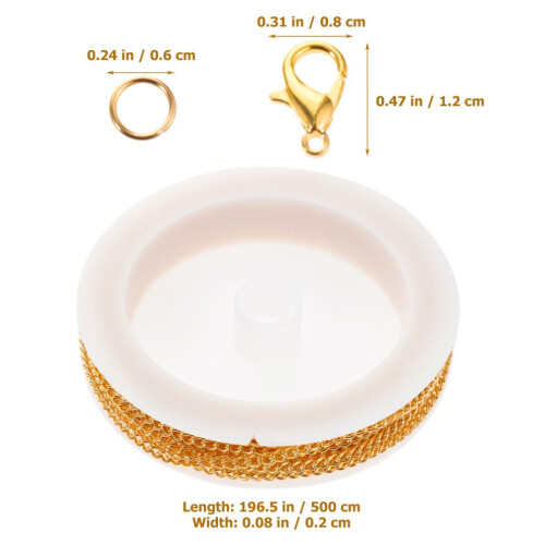 1 set armband halsband järnförlängningsspänne pärlor 1