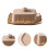 Dekorative Butterdose mit Deckel, Dessertschale und Tablett 5