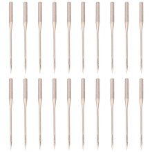 Lot de 100 aiguilles plates pour machine à coudre, pour usage domestique et professionnel.
