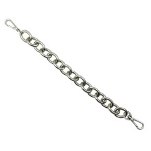 2 cadenas de hierro antiguas de 30 cm para asas de correas de bolsos, color plata