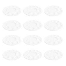 12 verfbakjes, verfpaletten, plastic verfmengplaten