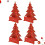 Set mit 4 3D-Weihnachtskarten mit Segensgruß und Umschlag 3