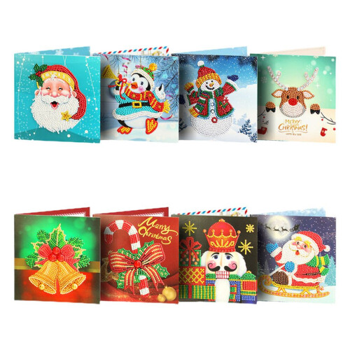 3 zelfgemaakte kerstkaarten met kerstwensen 1