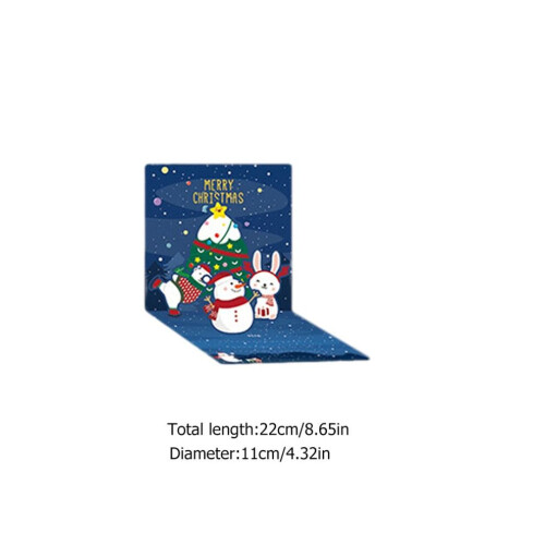 5 Sets Weihnachtsgrußkarten in 3D 1